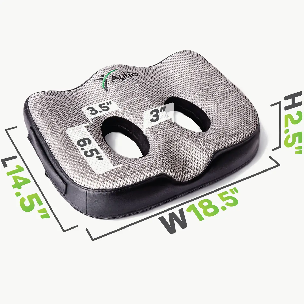 Socket Seat dimensions diagram with key measurements