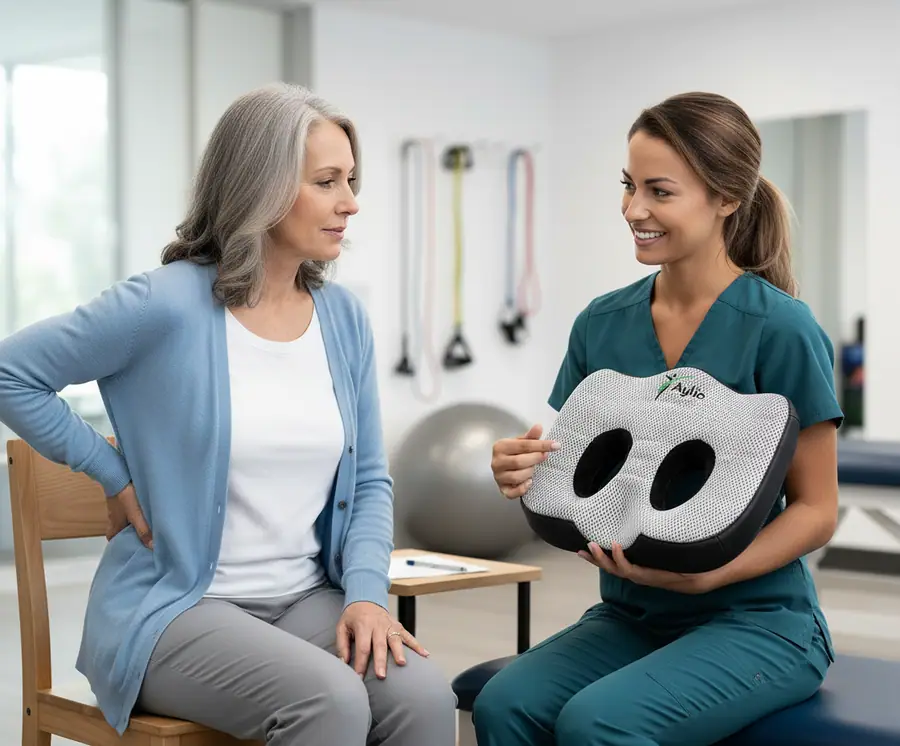 Professional wellness context showing Socket Seat use