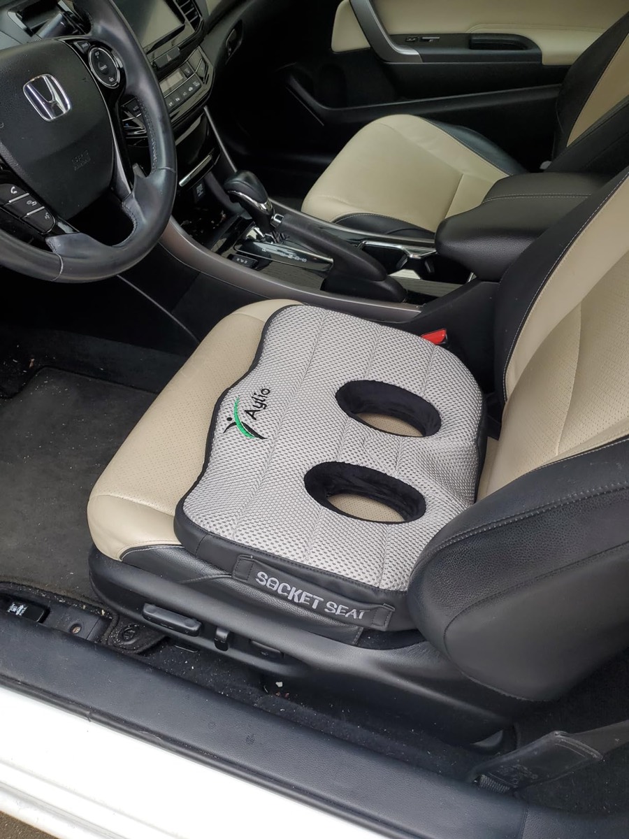 Customer photo of Socket Seat in a desk setup